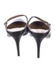 Aquazzura Faux Pearl Accents Leather Mules