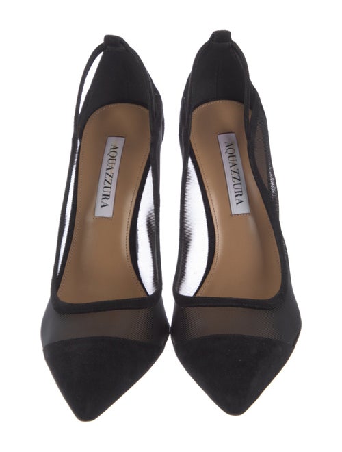 Aquazzura Suede Slingback Pumps