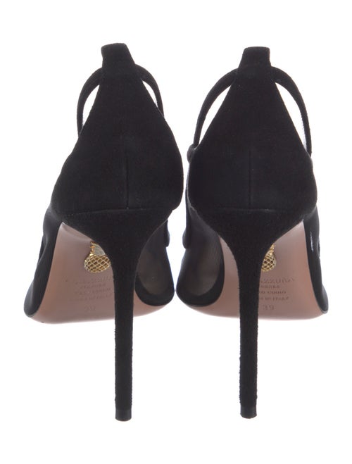 Aquazzura Suede Slingback Pumps