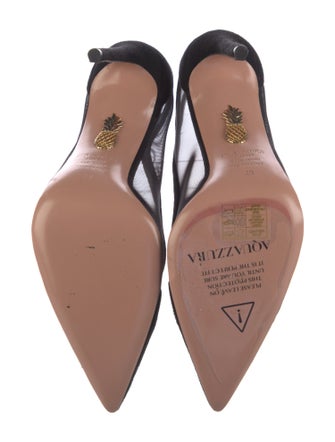 Aquazzura Suede Slingback Pumps