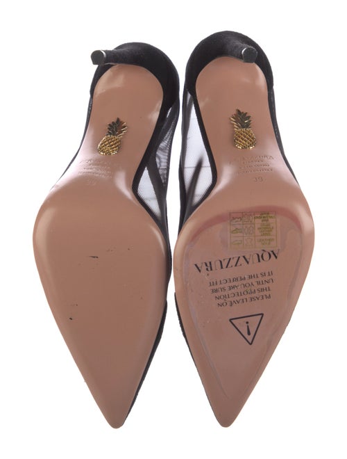 Aquazzura Suede Slingback Pumps
