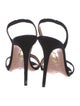 Aquazzura Suede Slingback Sandals