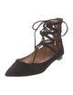 Aquazzura Suede Flats