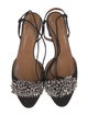 Aquazzura Suede Slingback Flats