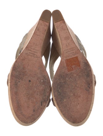 Aquazzura Leather Slingback Sandals