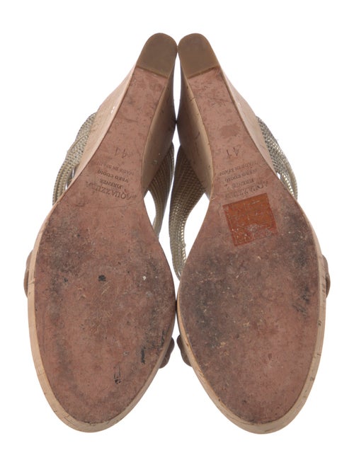 Aquazzura Leather Slingback Sandals