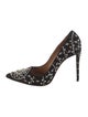 Aquazzura Suede Printed Pumps