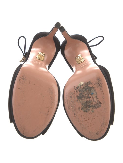 Aquazzura Suede D'Orsay Pumps