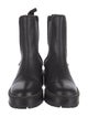 Aquazzura Leather Beaded Accents Chelsea Boots