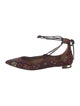 Aquazzura Printed Ballet Flats