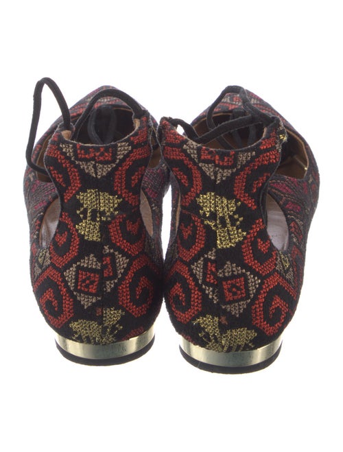 Aquazzura Printed Ballet Flats