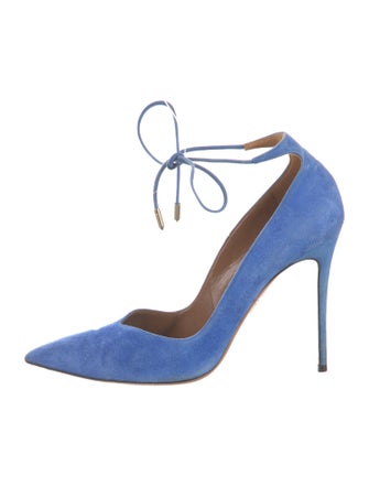 Aquazzura Suede Pumps