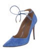 Aquazzura Suede Pumps