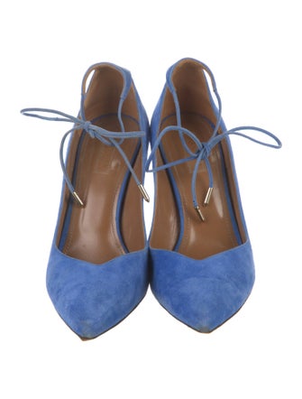 Aquazzura Suede Pumps