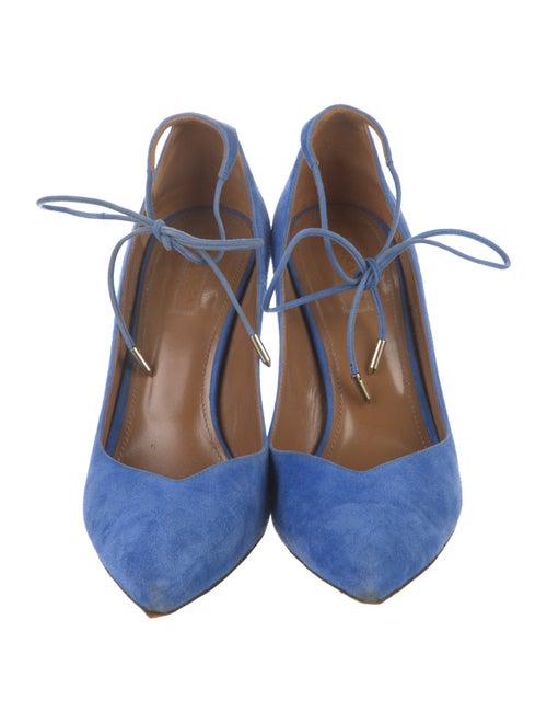 Aquazzura Suede Pumps
