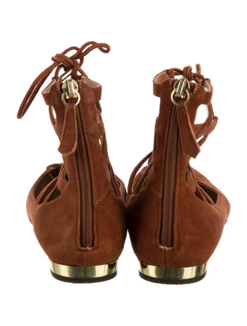 Aquazzura Suede Flats