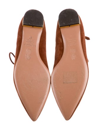 Aquazzura Suede Flats