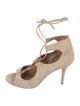 Aquazzura Suede T-Strap Sandals