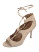 Aquazzura Suede T-Strap Sandals