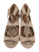 Aquazzura Suede T-Strap Sandals