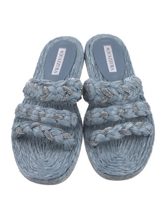 Aquazzura Raffia Espadrilles