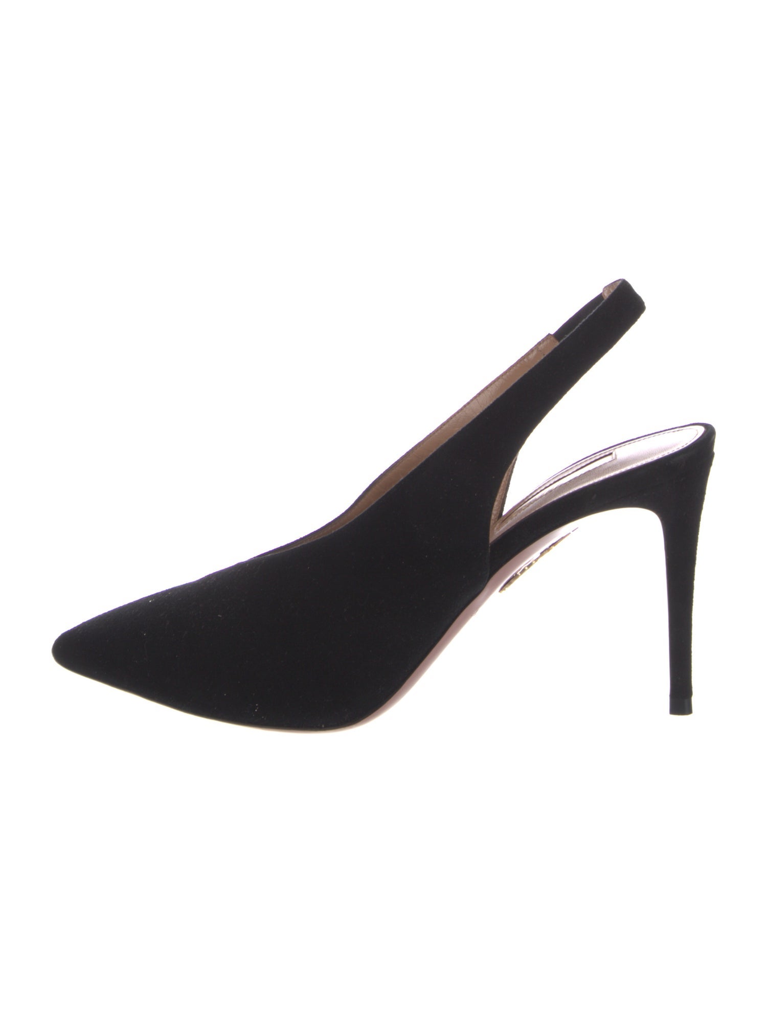 Aquazzura Suede Slingback Pumps