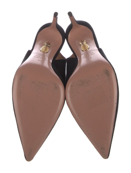 Aquazzura Suede Slingback Pumps