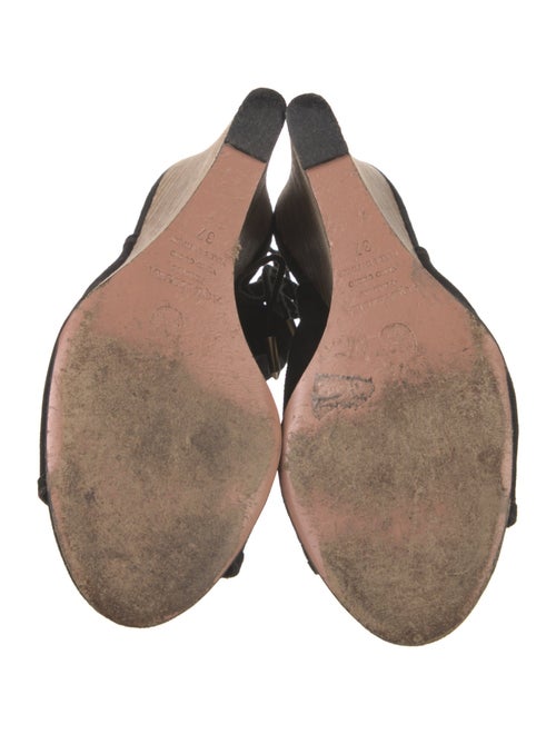 Aquazzura Suede Slingback Sandals