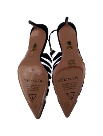 Aquazzura Leather Slingback Pumps