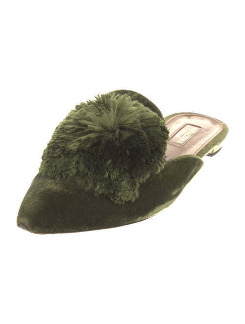 Aquazzura Velvet Mules