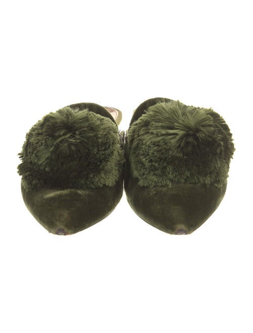 Aquazzura Velvet Mules