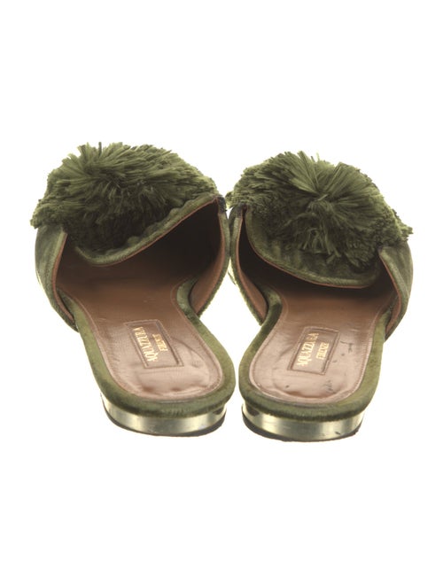 Aquazzura Velvet Mules