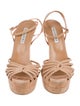 Aquazzura Suede Slingback Pumps