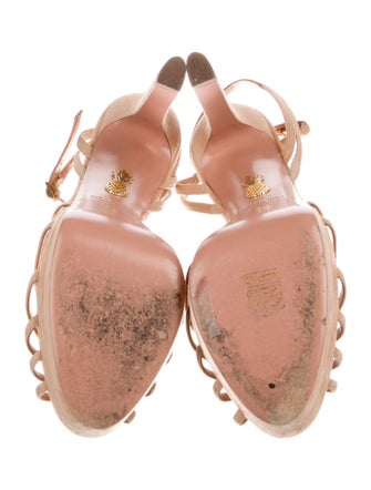 Aquazzura Suede Slingback Pumps