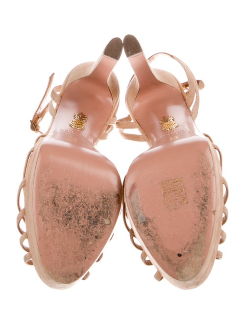 Aquazzura Suede Slingback Pumps