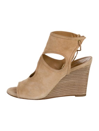 Aquazzura Suede Espadrilles