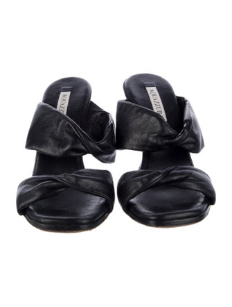 Aquazzura Leather Slides