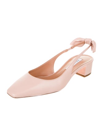 Aquazzura Leather Slingback Pumps