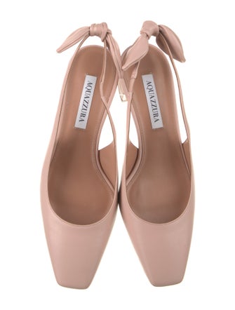 Aquazzura Leather Slingback Pumps