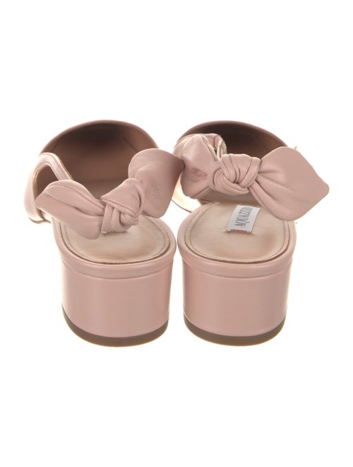 Aquazzura Leather Slingback Pumps