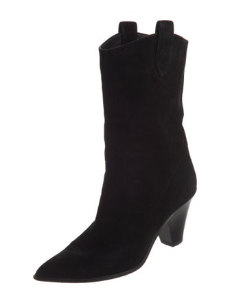 Aquazzura Suede Western Boots