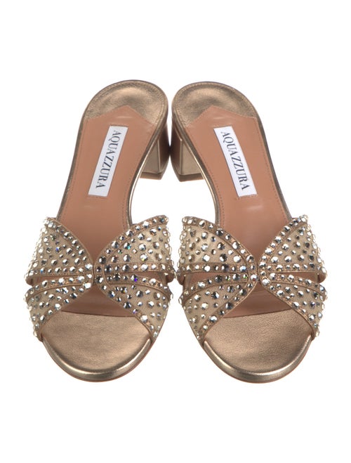 Aquazzura Mesh Slides