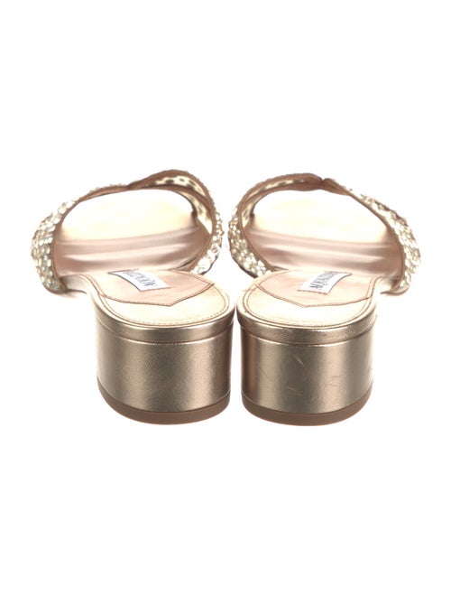 Aquazzura Mesh Slides