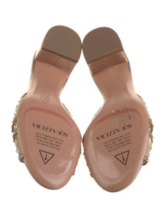 Aquazzura Mesh Slides