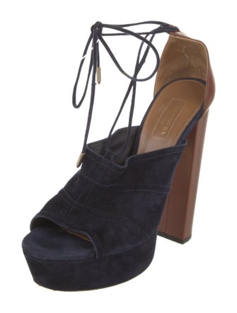 Aquazzura Suede Sandals