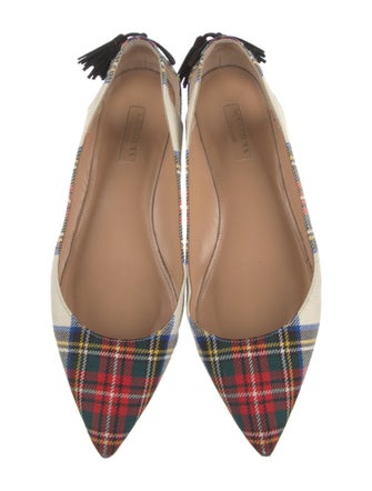 Aquazzura Printed Ballet Flats
