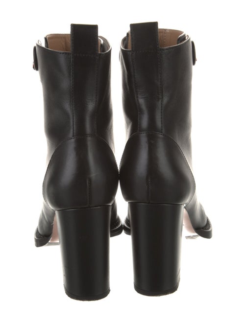 Aquazzura Leather Lace-Up Boots