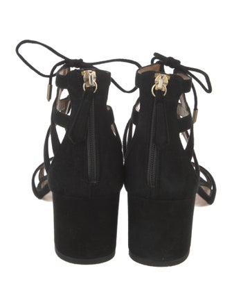 Aquazzura Suede Sandals
