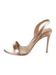 Aquazzura Leather Slingback Sandals