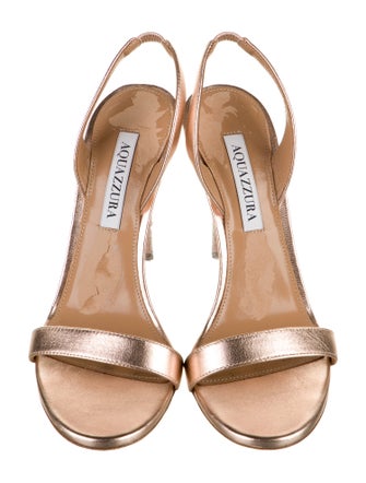Aquazzura Leather Slingback Sandals